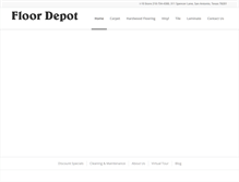 Tablet Screenshot of floordepotsa.com